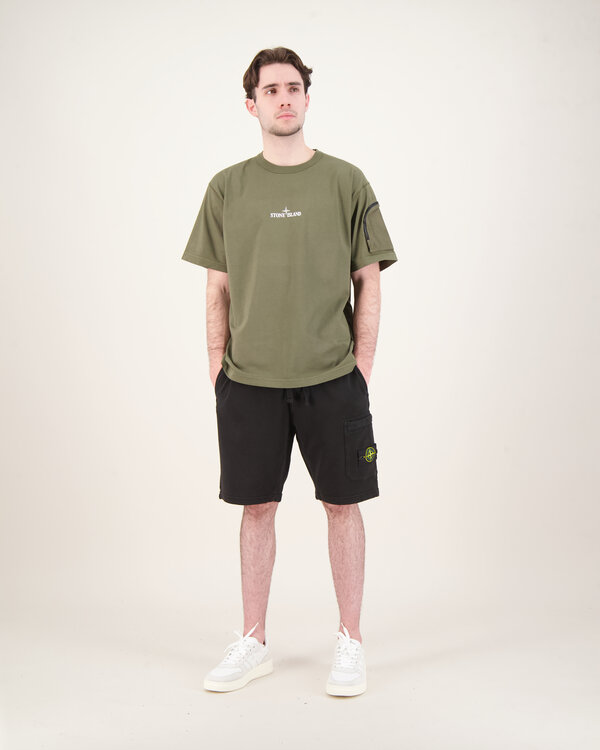 4S0115 Logo T-shirt Army