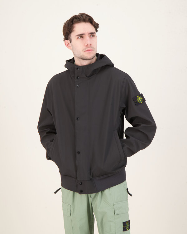 4100090 Light Soft Shell-R e.dye Jacket Zwart