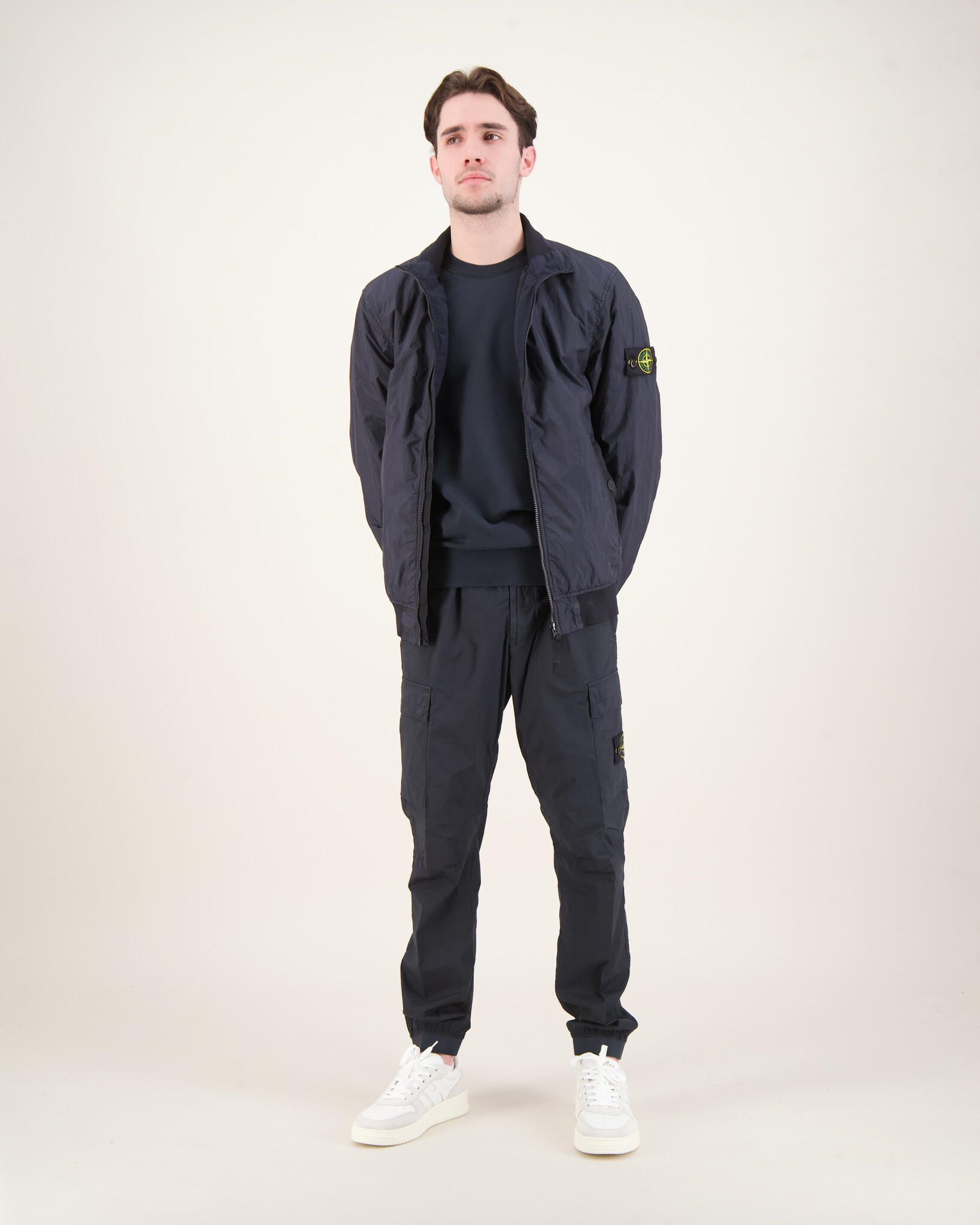 Stone Island 4100037 Garment Dyed Crinkle Reps NY Jacket