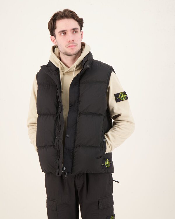 G0419 Sleeveless Realdown Jacket Zwart
