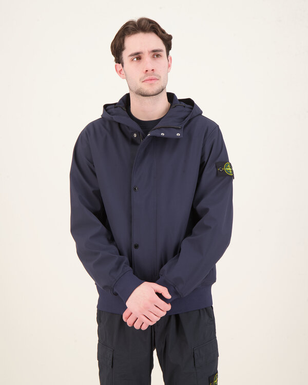4100090 Light Soft Shell-R e.dye Jacket Marine