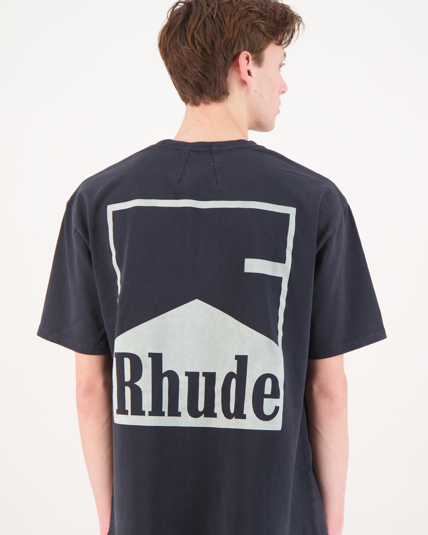 Tシャツ・カットソー RHUDE Men T-shirt Black RHPS25TT02012 2306 Rhude Chevron T-Shirt Black - Beachim