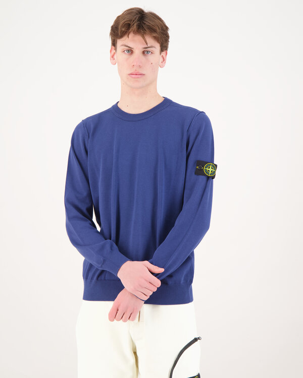 S00B2 Crew Neck Sweater Blue