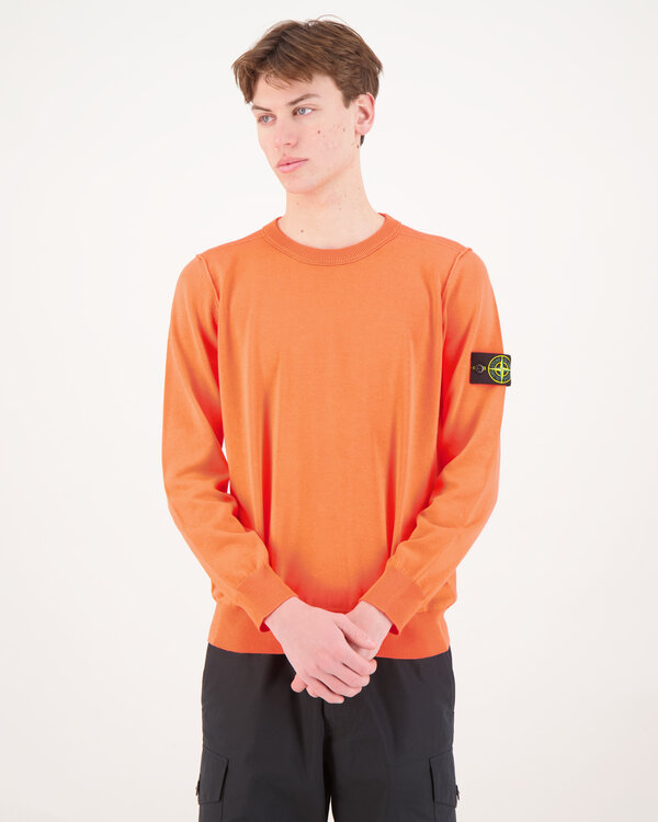S00B2 Crew Neck Sweater Papaya Orange