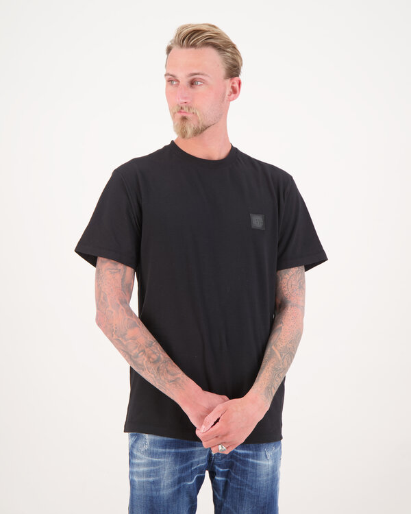'S0F11' Ghost Piece T-Shirt Zwart