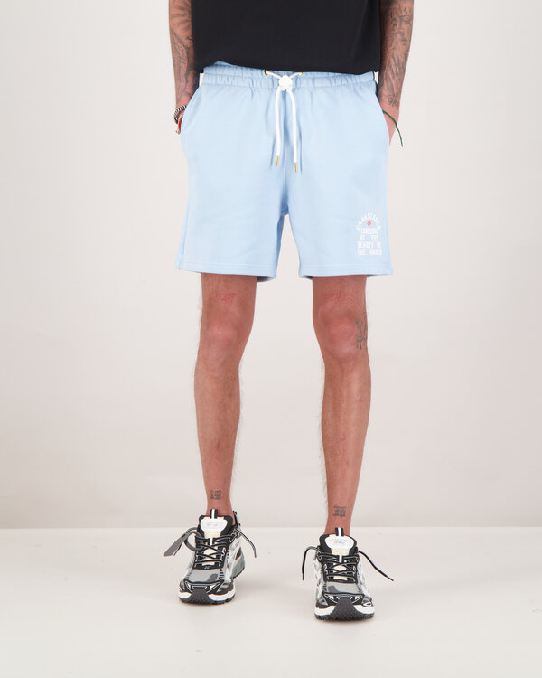 Looking At The beauty Of The World Sweatshorts Blauw