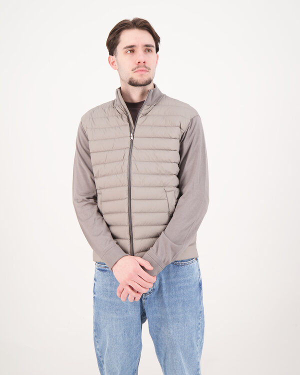 Piumino Combinato Jacket Taupe
