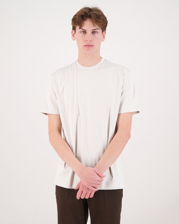 Interlock Supima T-Shirt Licht Grijs