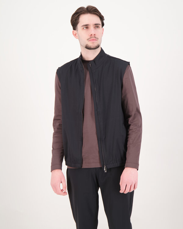 Supima Bodywarmer Zwart