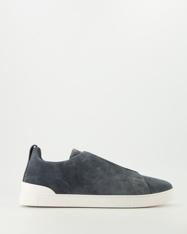 Sneaker Low Top Triple Stitch D.Blauw