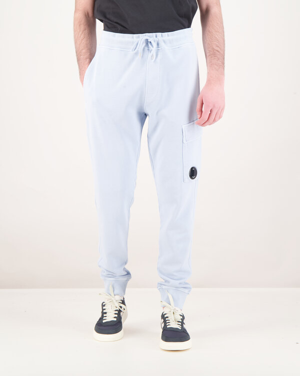 Diagonal Raised Fleece Cargo Sweatpants L.Blauw