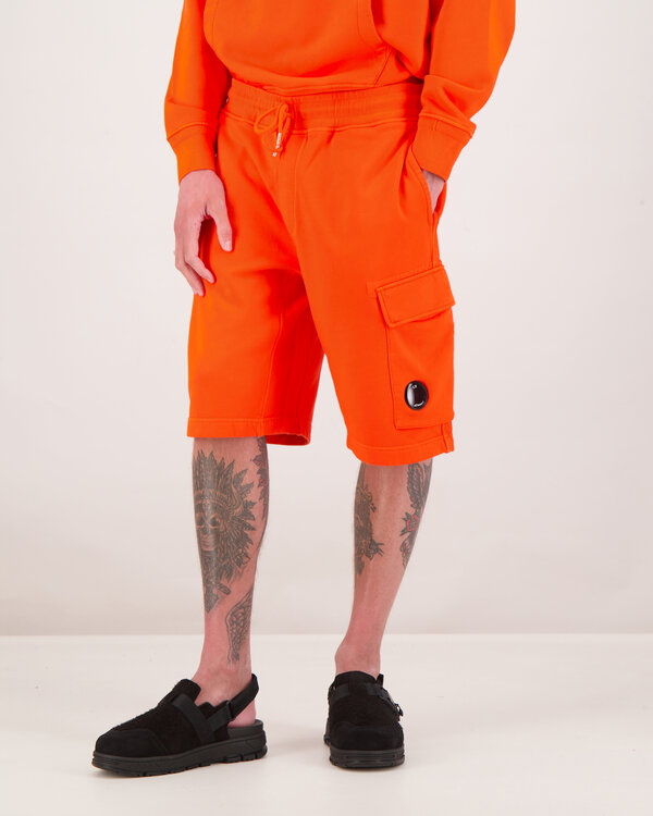 Bermuda Cargo Sweat Short Oranje
