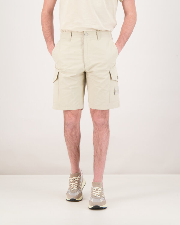 S00F1 Ghost Piece Shorts Beige