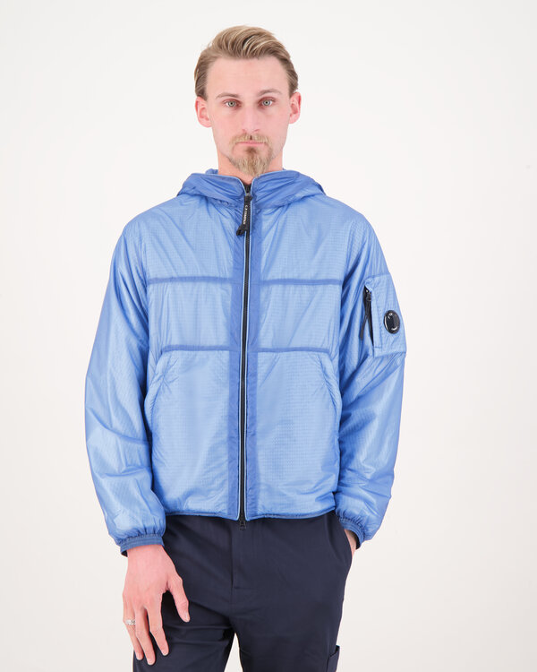 Nada Shell Hooded Jacket Blauw