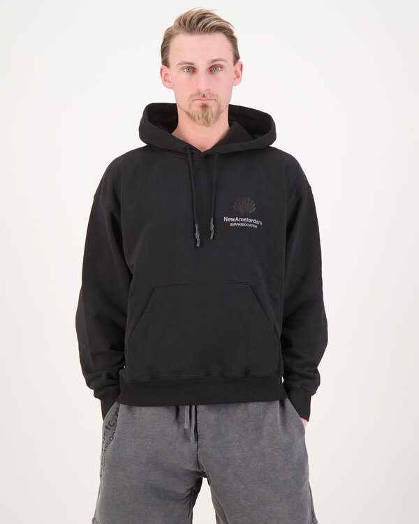 Logo Crewneck Hoodie Zwart