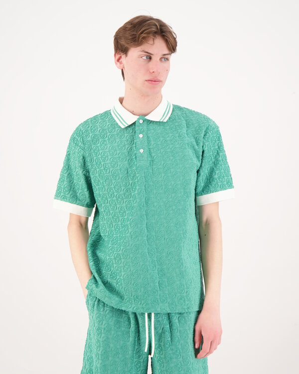 Le Polo Monogramme Grun