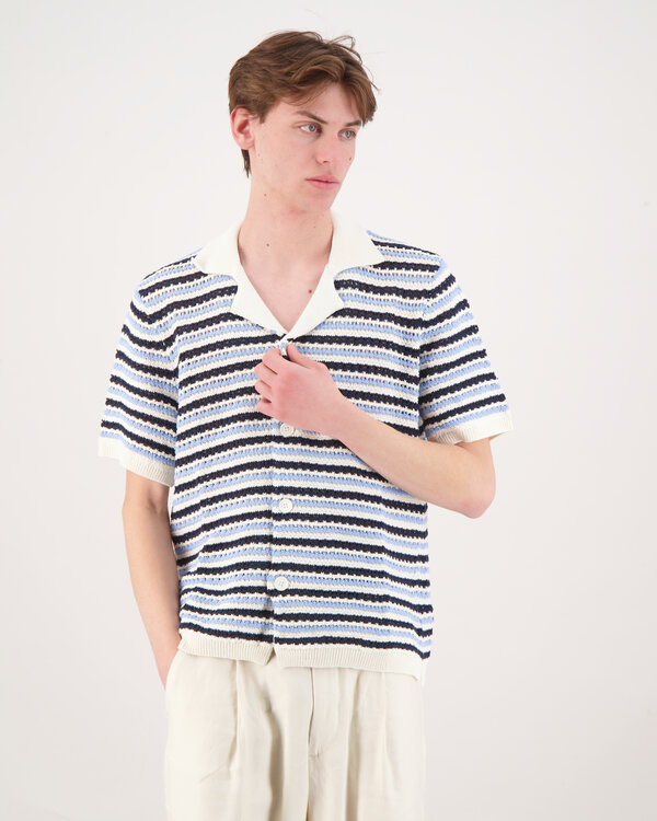 Henry Short Sleeve Shirt 6636 Navy