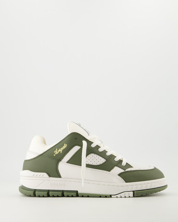 Area Lo Leather Sneaker White - Green