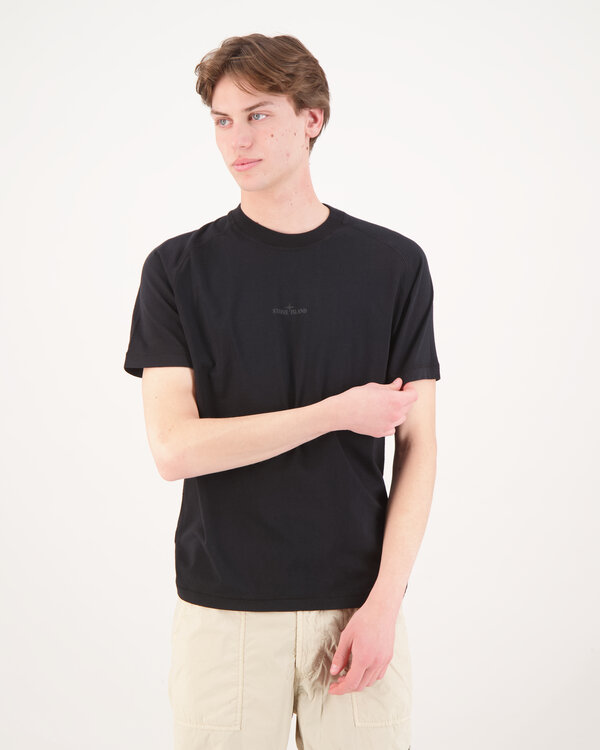 S0080 Logo T-Shirt Schwarz