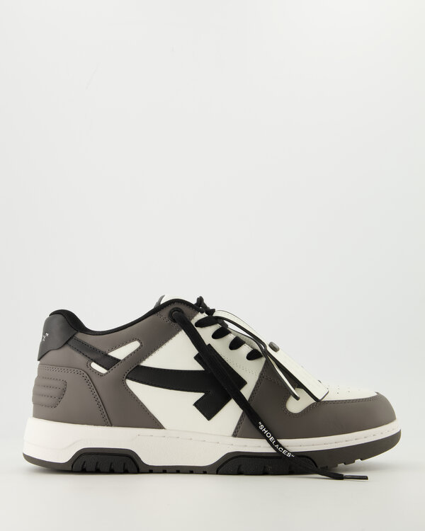 Out Of Office Calf Leather Sneaker Dark Grey
