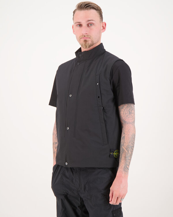 'G100001' Soft Shell-R E.dye Technology Bodywarmer Zwart