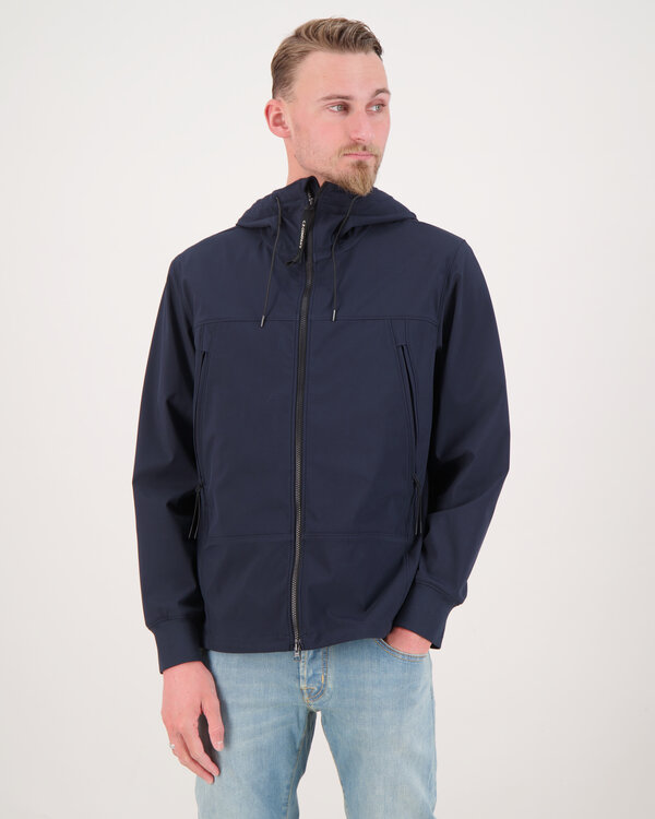 Soft Shell-R Jacket Goggle Blauw