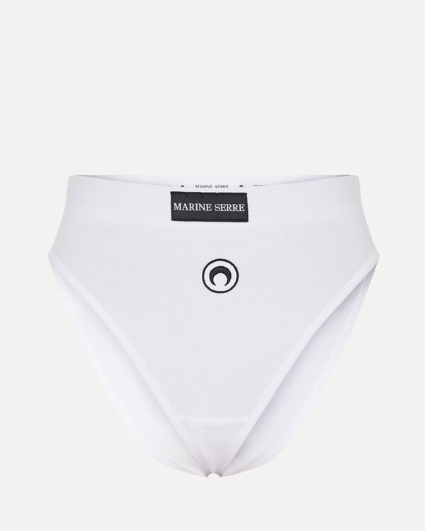 Moon Logo Stretched High Waist Brief Wit