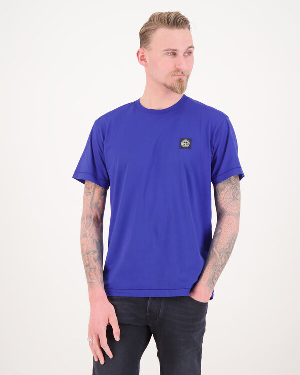 S0013 Basic T-Shirt Blau