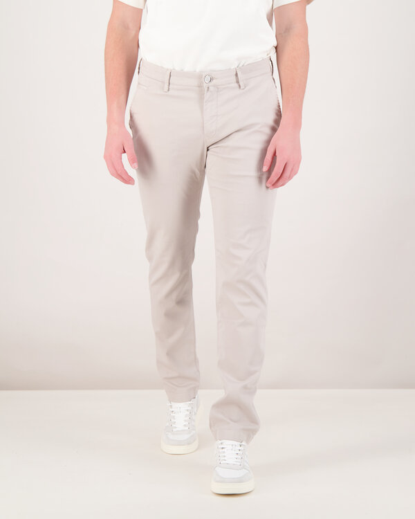 Bobby Slim Fit Pantalone Grijs