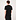 Cotton Knit Crewneck Short Sleeve Schwarz