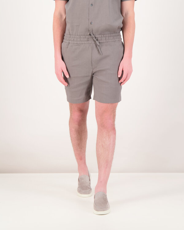 Carl Stretch Linnen Korte Broek Groen