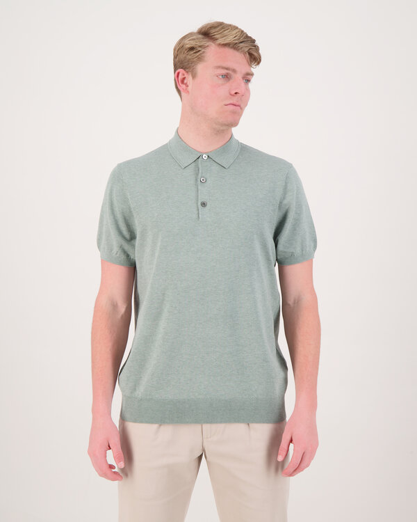 luxury basic polo Grün