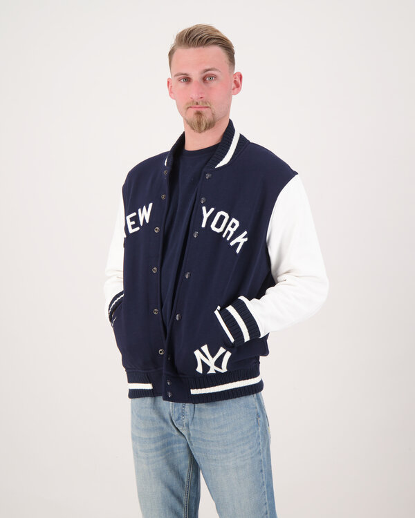 Yankees Baseball  Jacket Navy