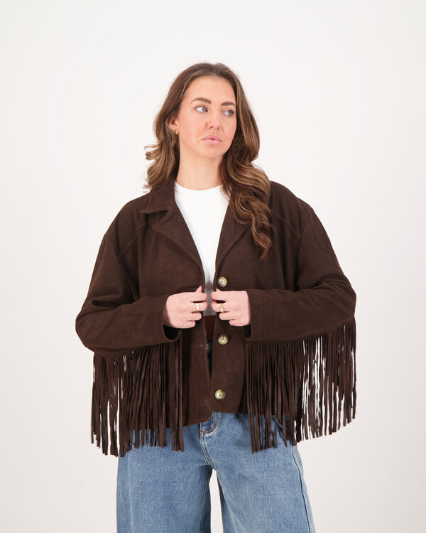 Billie Suede Jacket Bruin