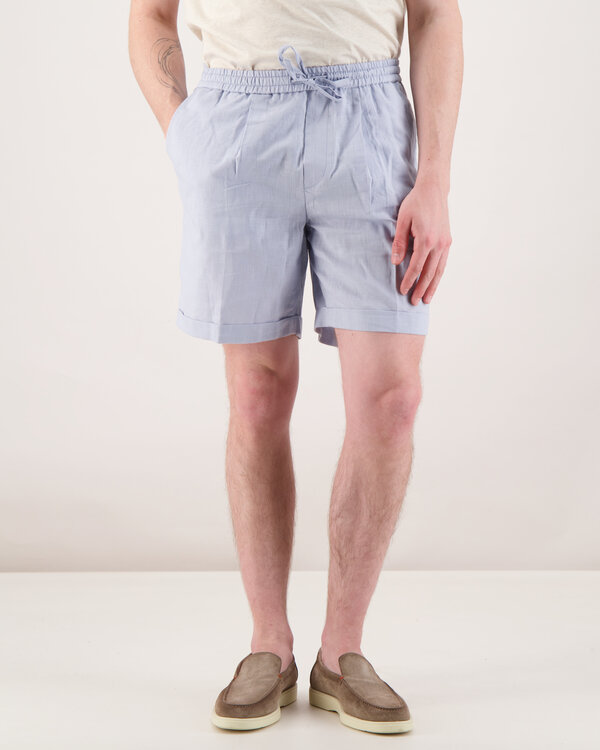 Linen Seaside Shorts L.Blau