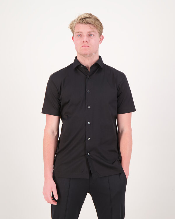Interlock Supima Shirt S/S Zwart