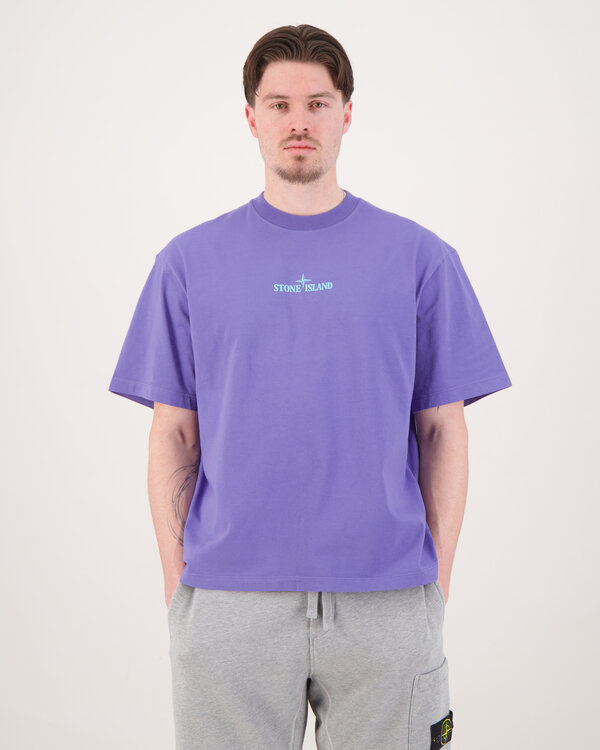 'S0089' Logo T-shirt Lavendel