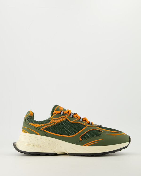 Sprinter Lace-Up Low Top Sneakers Army