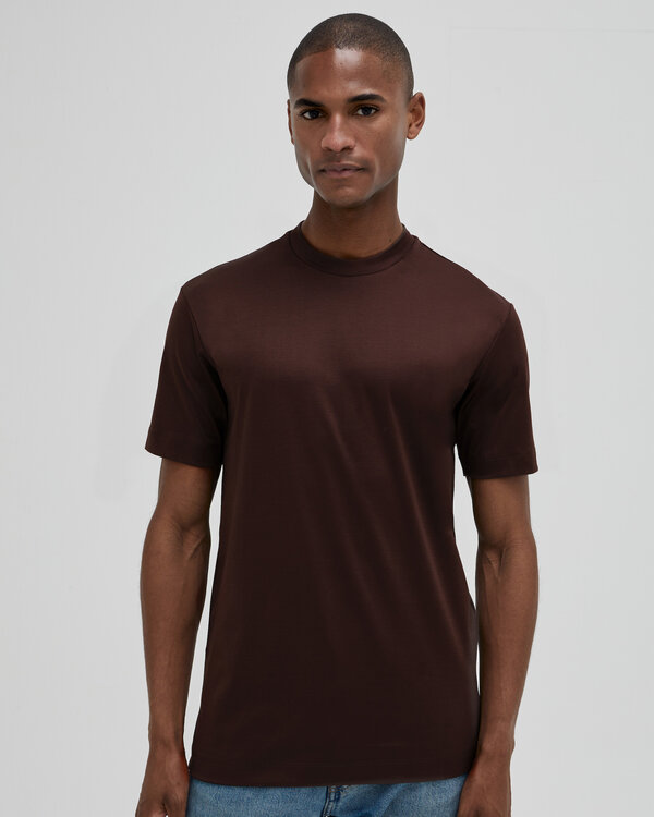 Interlock Supima T-Shirt Ebony Brown