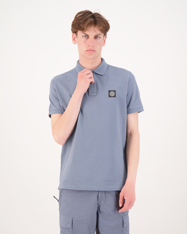 S0017 Basic Slim Fit Polo D.Blauw