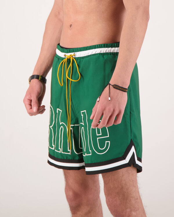 Logo Basketball Swim Short Green