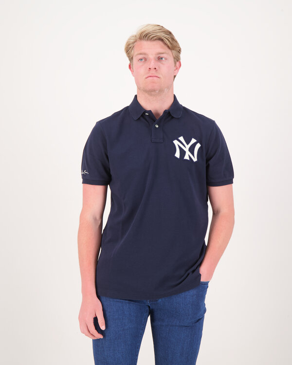 Short Sleeve Yankee Polo Shirt Marine