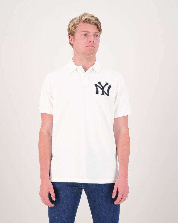 Short Sleeve Yankee Polo Shirt Wit