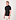Linen Polo Shirt Schwarz