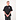 Mountain Screen Printed Overs T-Shirt Zwart