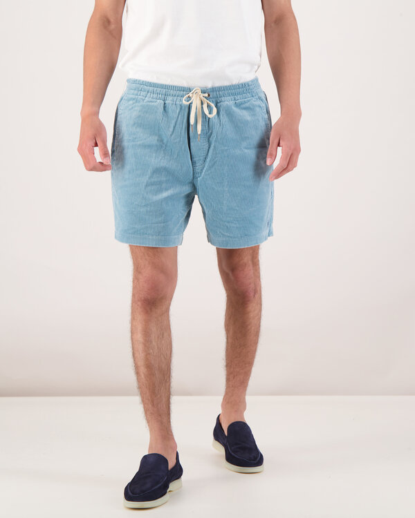 Prepster Corduroy Shorts Blau