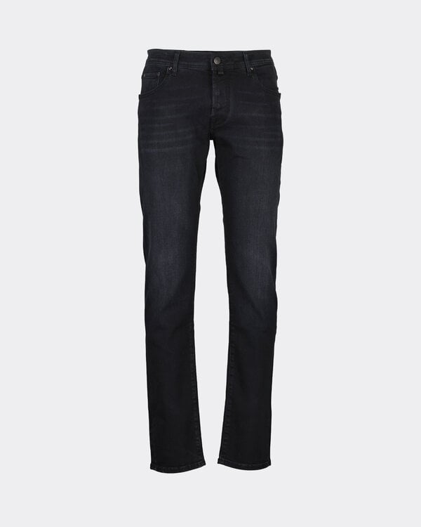 Nick Slim Vintage 5 Pocket Pants Dunkelschwarz