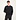6100060 Organic Cotton Fleece Sweater Zwart