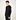 6100060 Organic Cotton Fleece Sweater Zwart