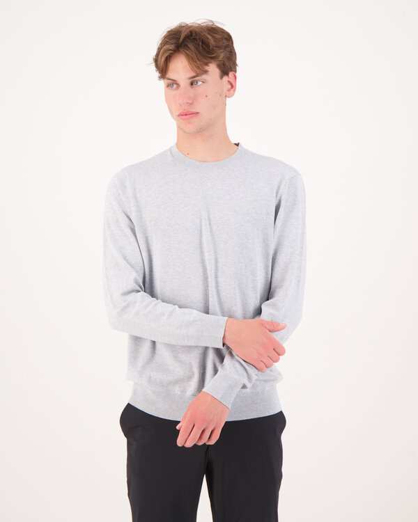 Long Sleeve Pullover Hellgrau